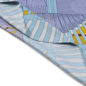 double horse pattern 130cm scarf – elegant decorative shawl