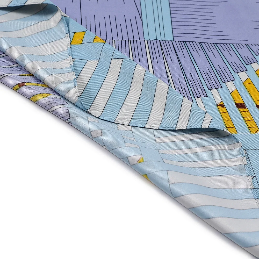 Double Horse Pattern 130cm Scarf – Elegant Decorative Shawl double horse pattern 130cm scarf – elegant decorative shawl