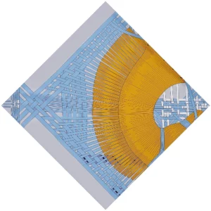 double horse pattern 130cm scarf – elegant decorative shawl